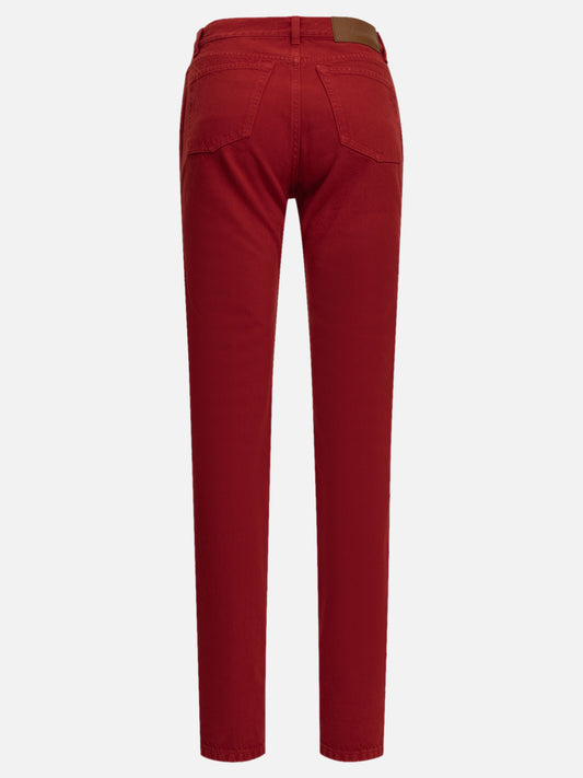 Chloé Straight-leg jeans Red