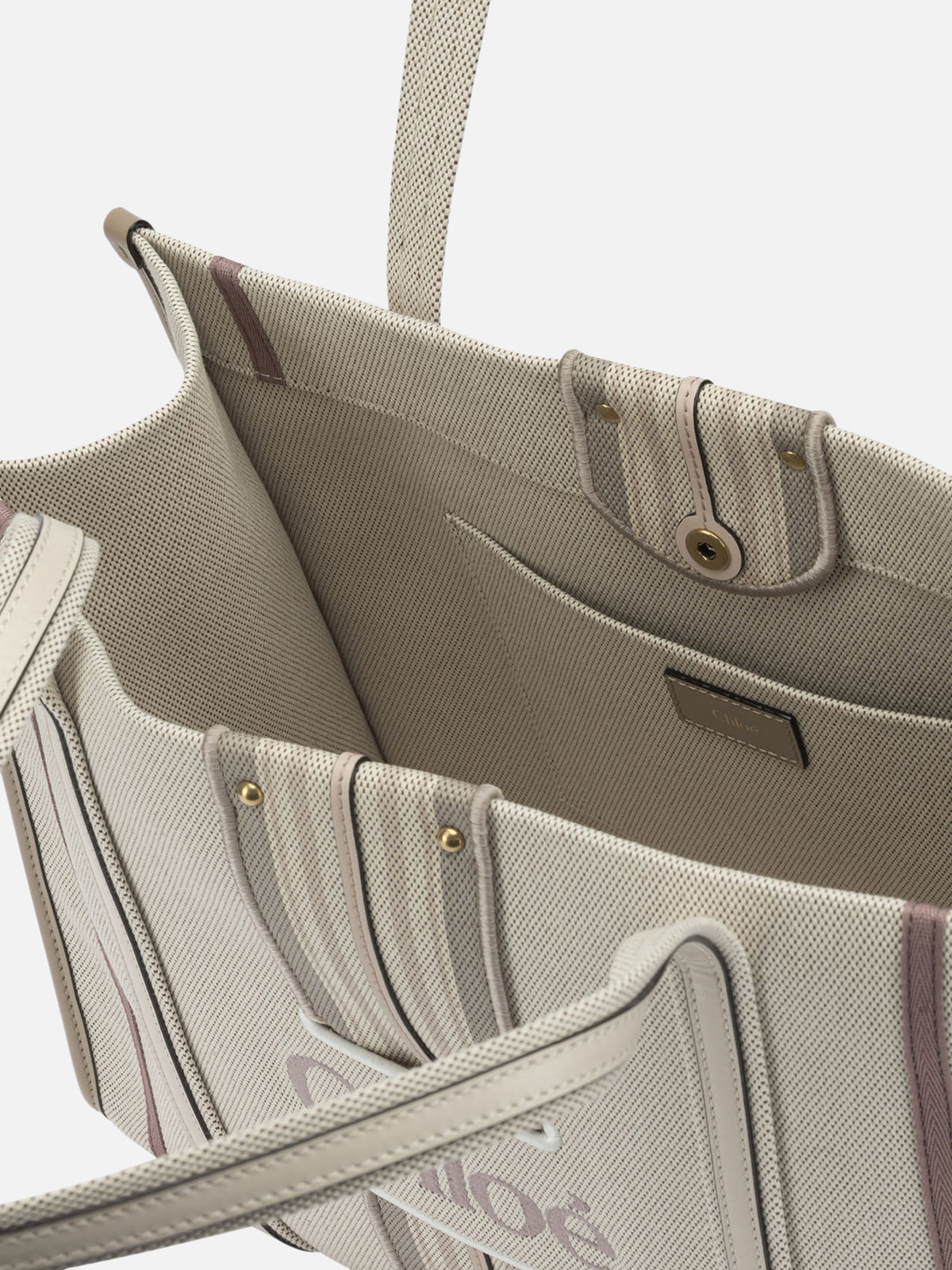 Chloé "Woody Loop" Small Shoulder Bag Pink