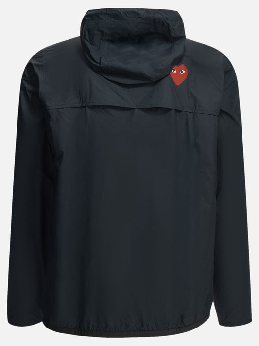 Raincoats & Trench coats Logo Blue - Comme Des Garçons Play Men | PLP | VIETTI Online Store | 2