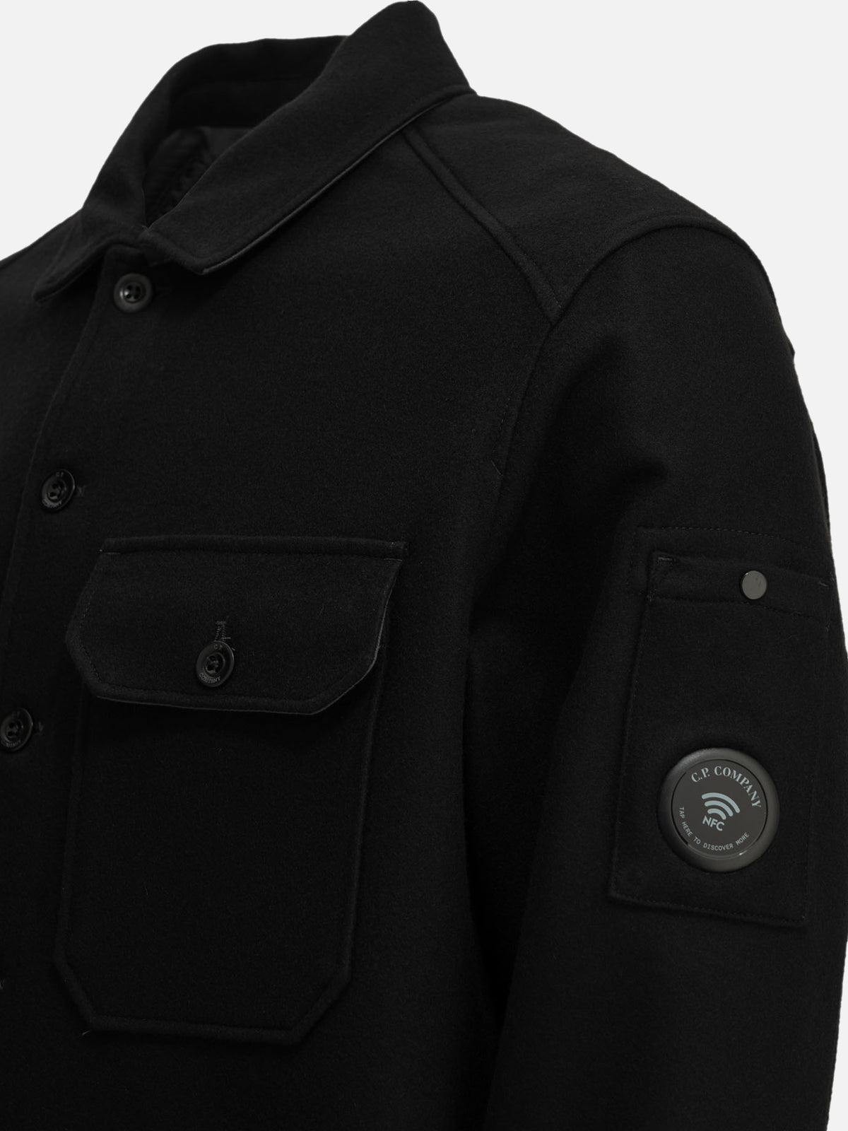 C.P. Company "Lens" Overshirt Jacket Black