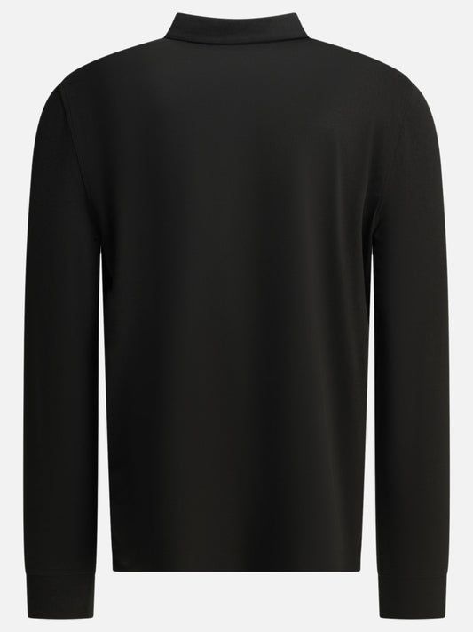 Polo senza bottoni Logo Nero - C.P. Company Uomo | PDP | VIETTI Online Store | 2