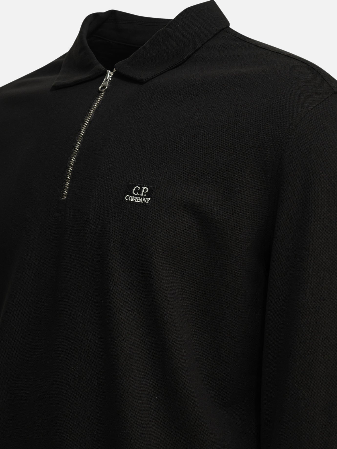 Polo senza bottoni Logo Nero - C.P. Company Uomo | PDP | VIETTI Online Store | Zoom-Modal_4