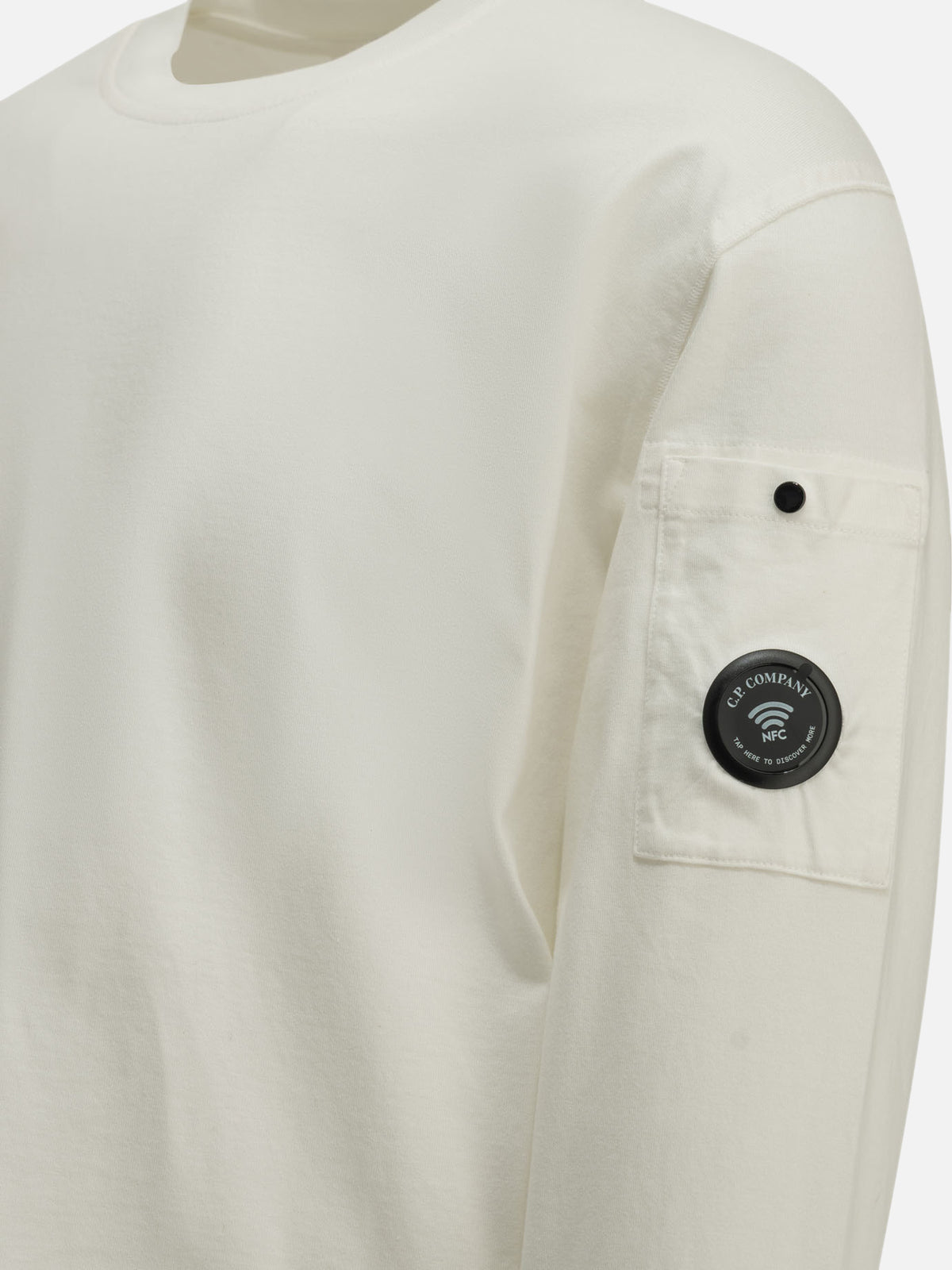 C.P. Company Crewneck T-shirt with logo White