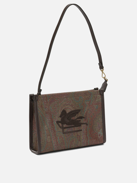 Small bags 76% cotton 24% polyester - Other fabric: 100% polyvinylchloride - Other fabric: 100% calf leather Brown - Etro Women | PLP | VIETTI Online Store | 2