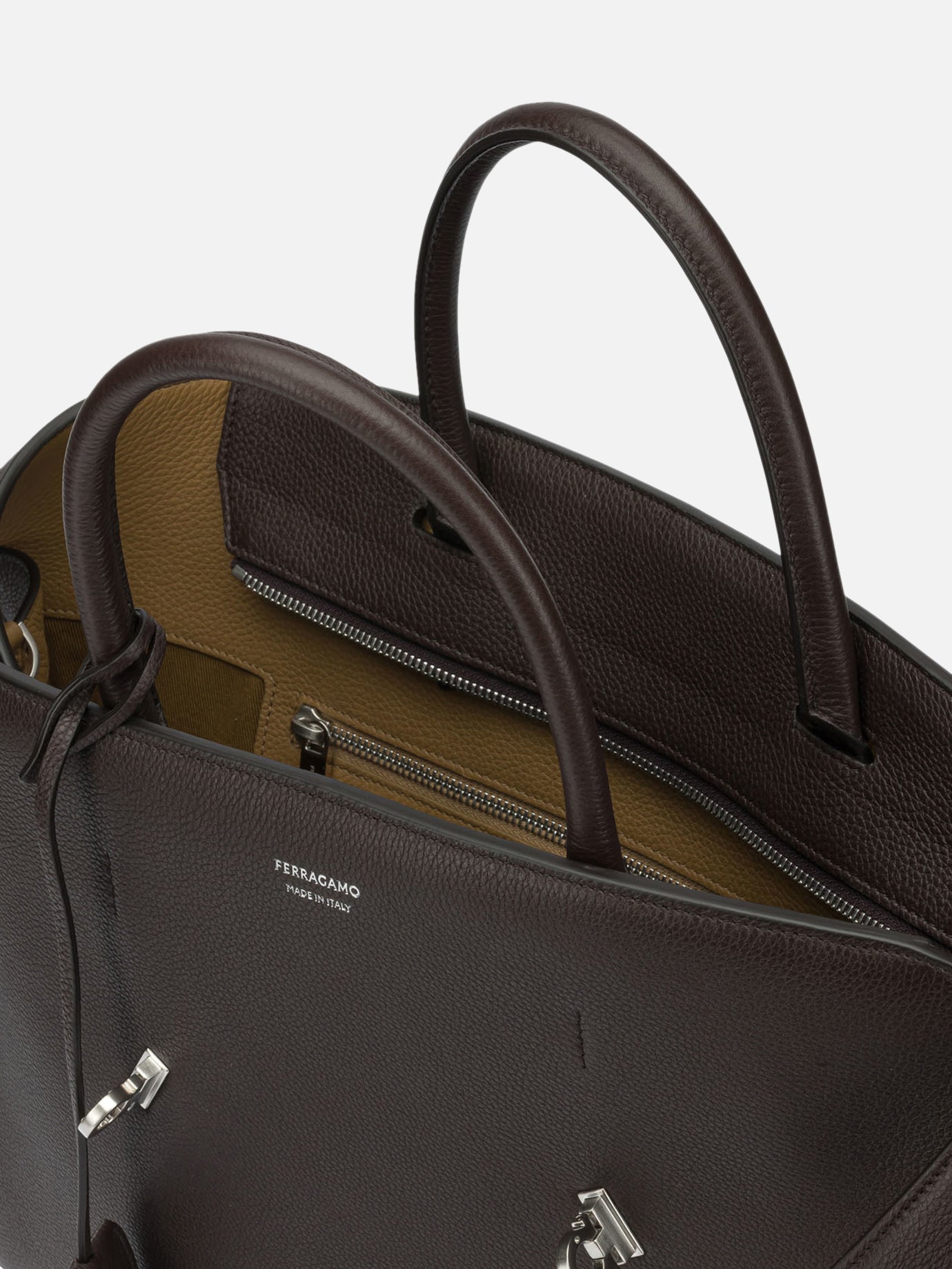 Borse medie 0779074 Marrone - Ferragamo Uomo | PDP | VIETTI Online Store | Zoom-Modal_5