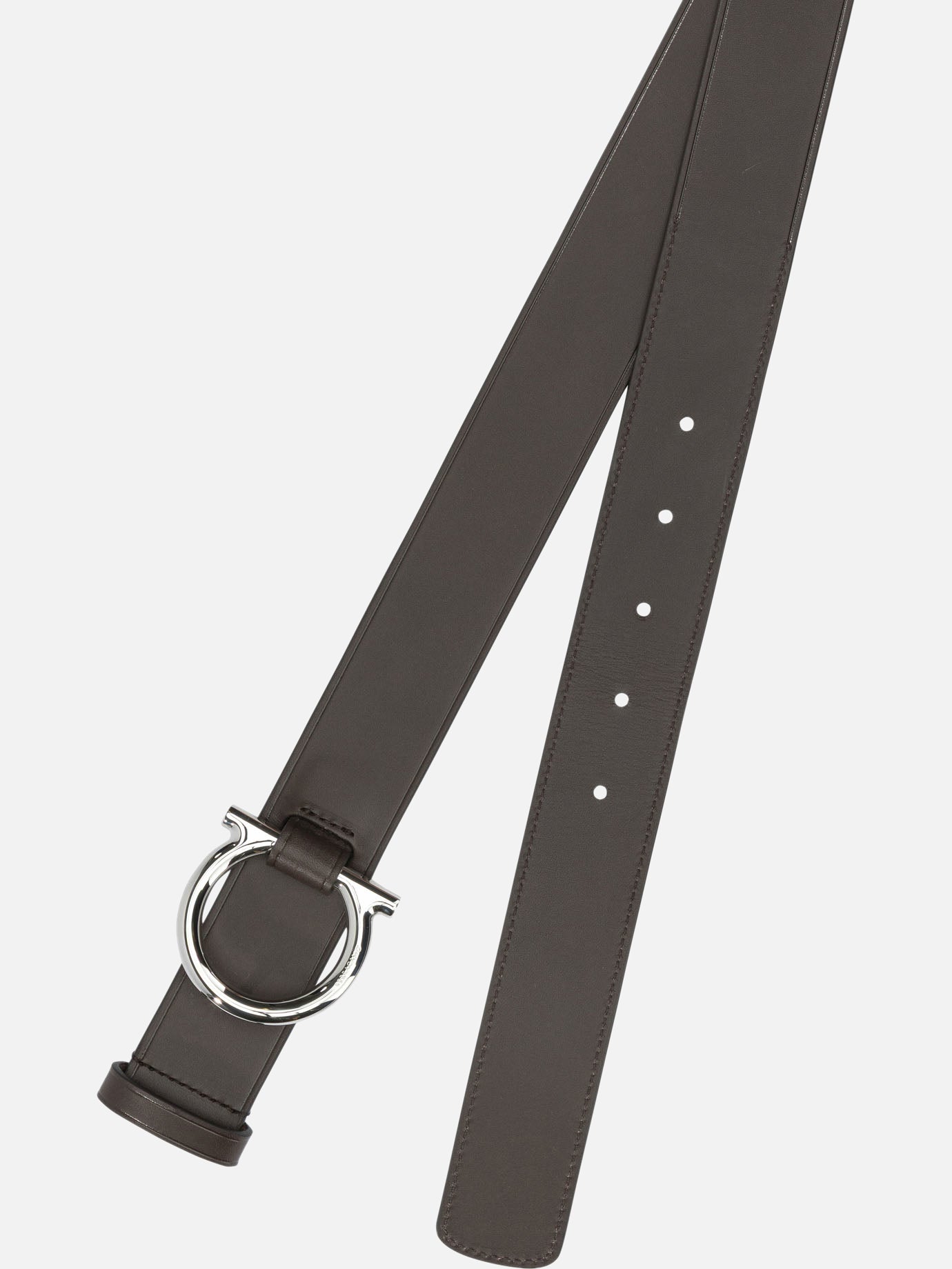Cinture in pelle 0791042 Marrone - Ferragamo Uomo | PDP | VIETTI Online Store | Zoom-Modal_2