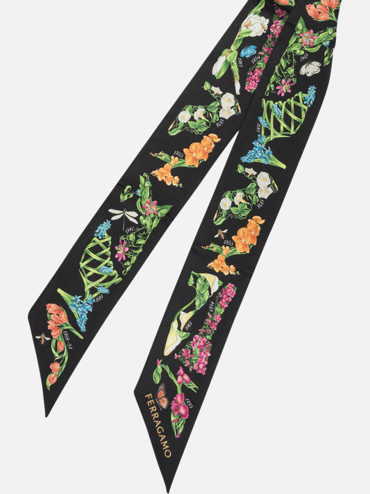 Silk scarves 0795174 Black - Ferragamo Women | PLP | VIETTI Online Store | 2