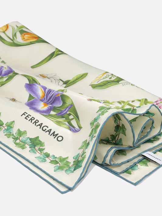 Silk scarves 0795198 White - Ferragamo Women | PLP | VIETTI Online Store | 2