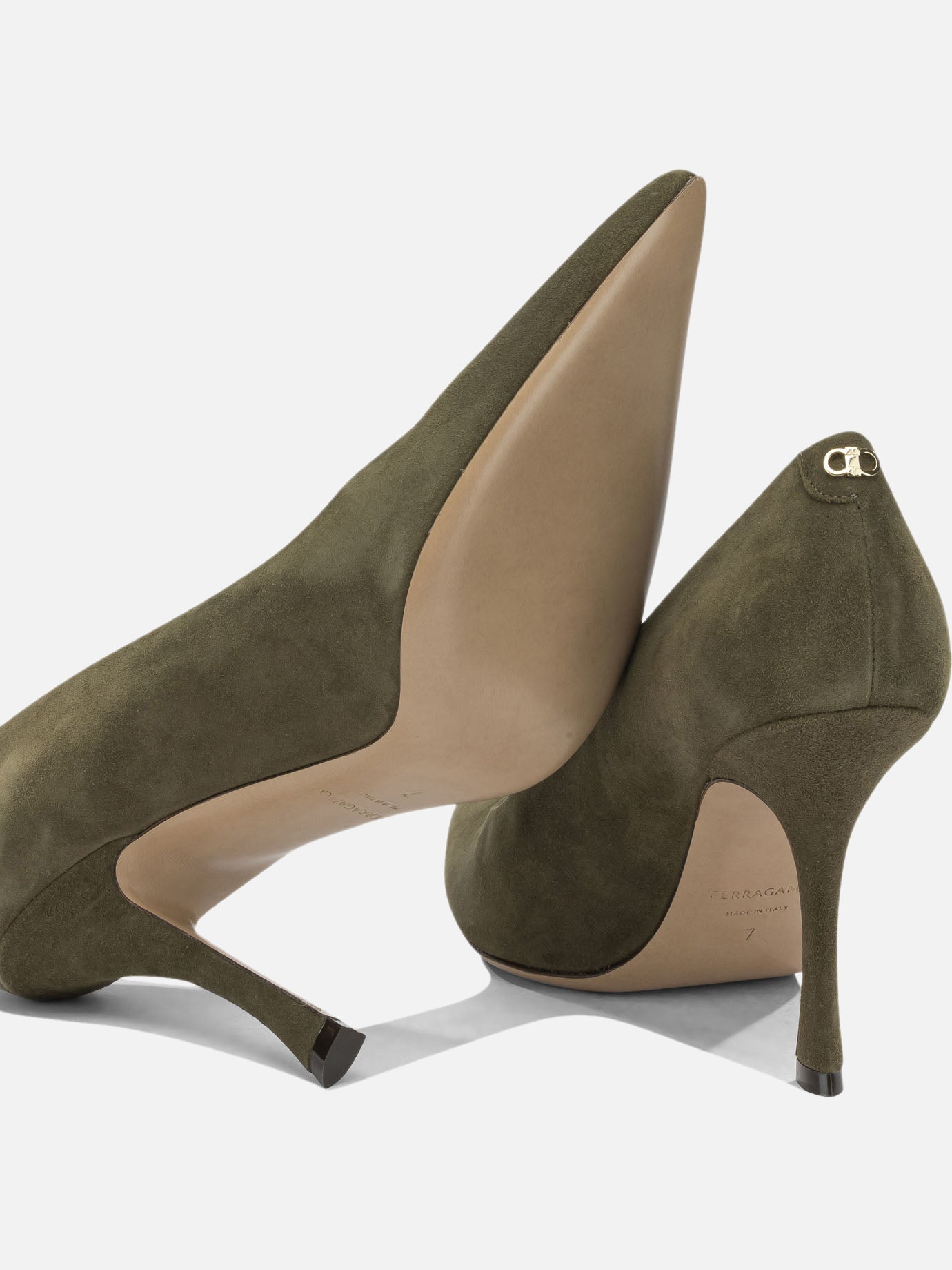 Pumps 0795711 Green - Ferragamo Women | PDP | VIETTI Online Store | Zoom-Modal_5