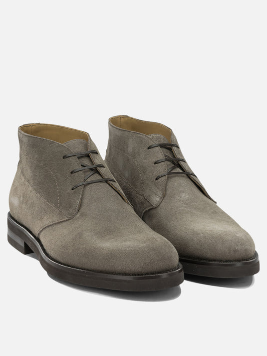 Lace-up boots 0796278 Grey - Ferragamo Men | PDP | VIETTI Online Store | 2