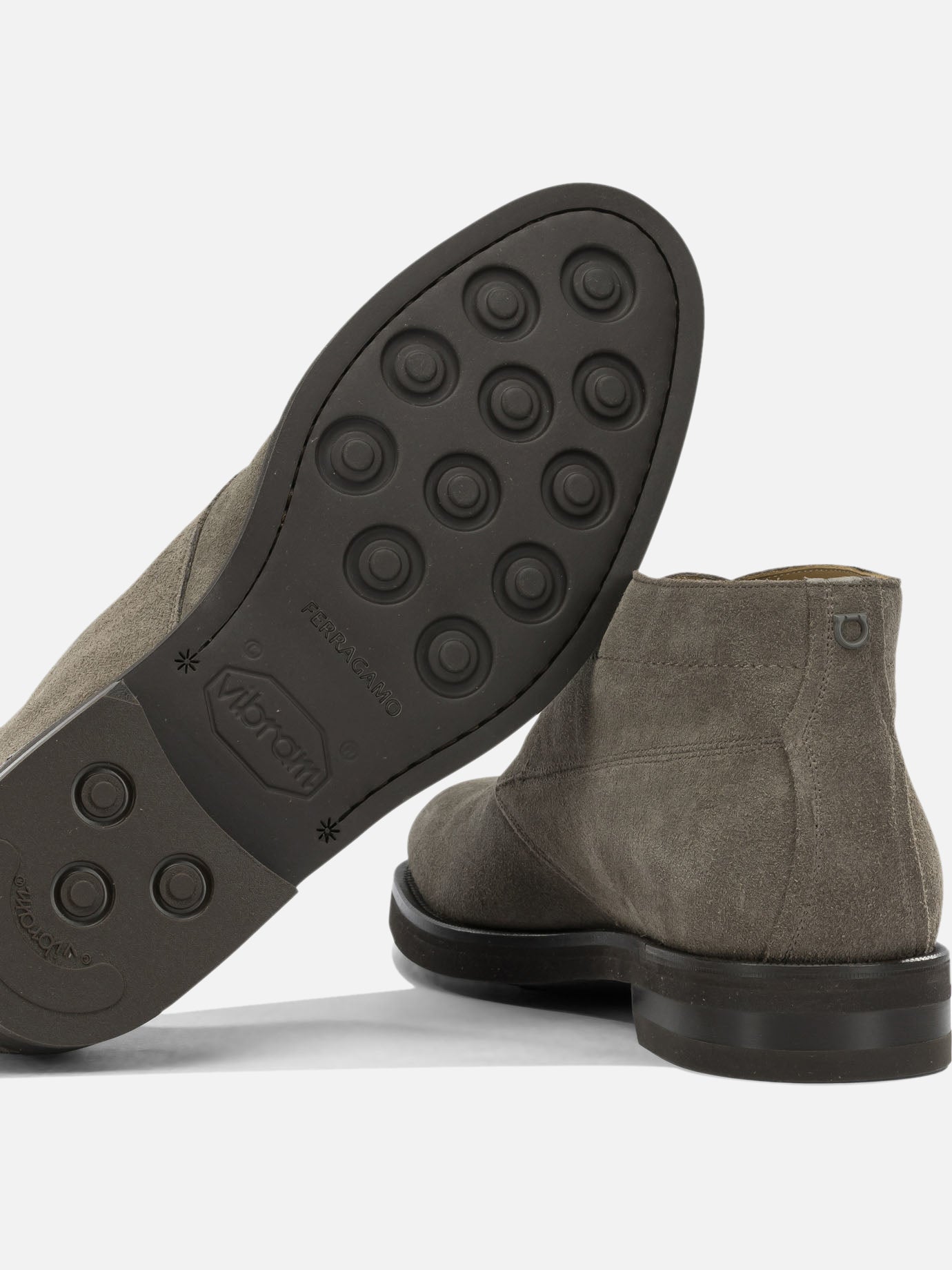 Lace-up boots 0796278 Grey - Ferragamo Men | PDP | VIETTI Online Store | Zoom-Modal_5