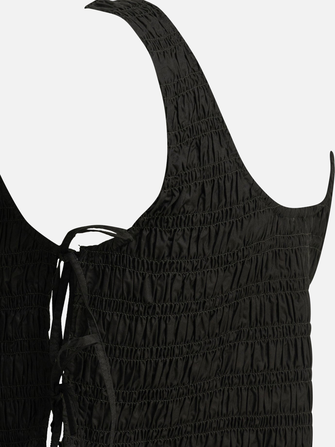 Casual tops Solid colour Black - Ganni Women | PDP | VIETTI Online Store | Zoom-Modal_4