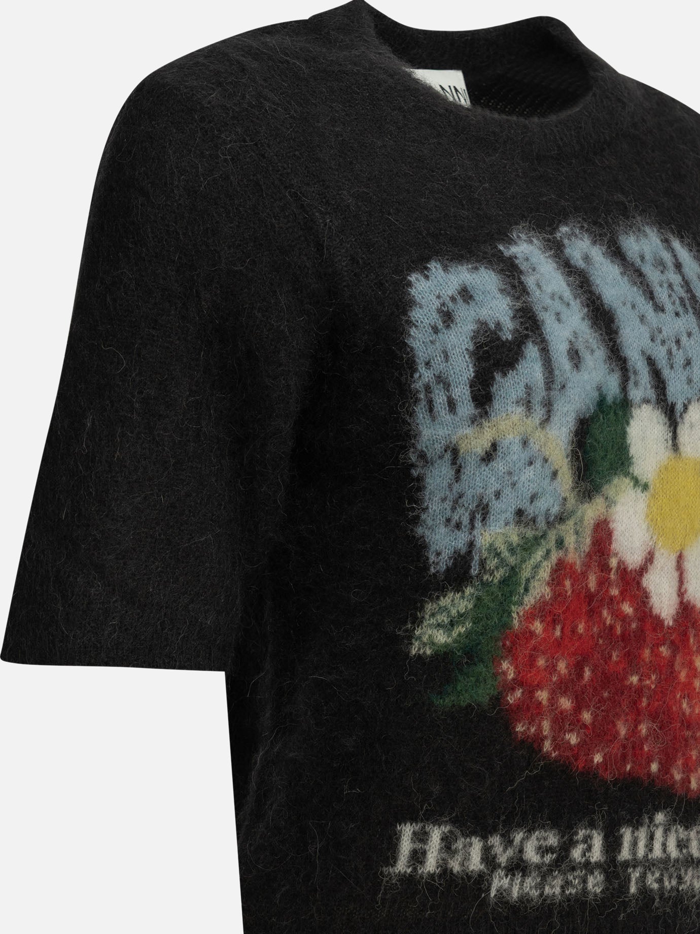 Crewneck sweaters Logo Black - Ganni Women | PDP | VIETTI Online Store | Zoom-Modal_4