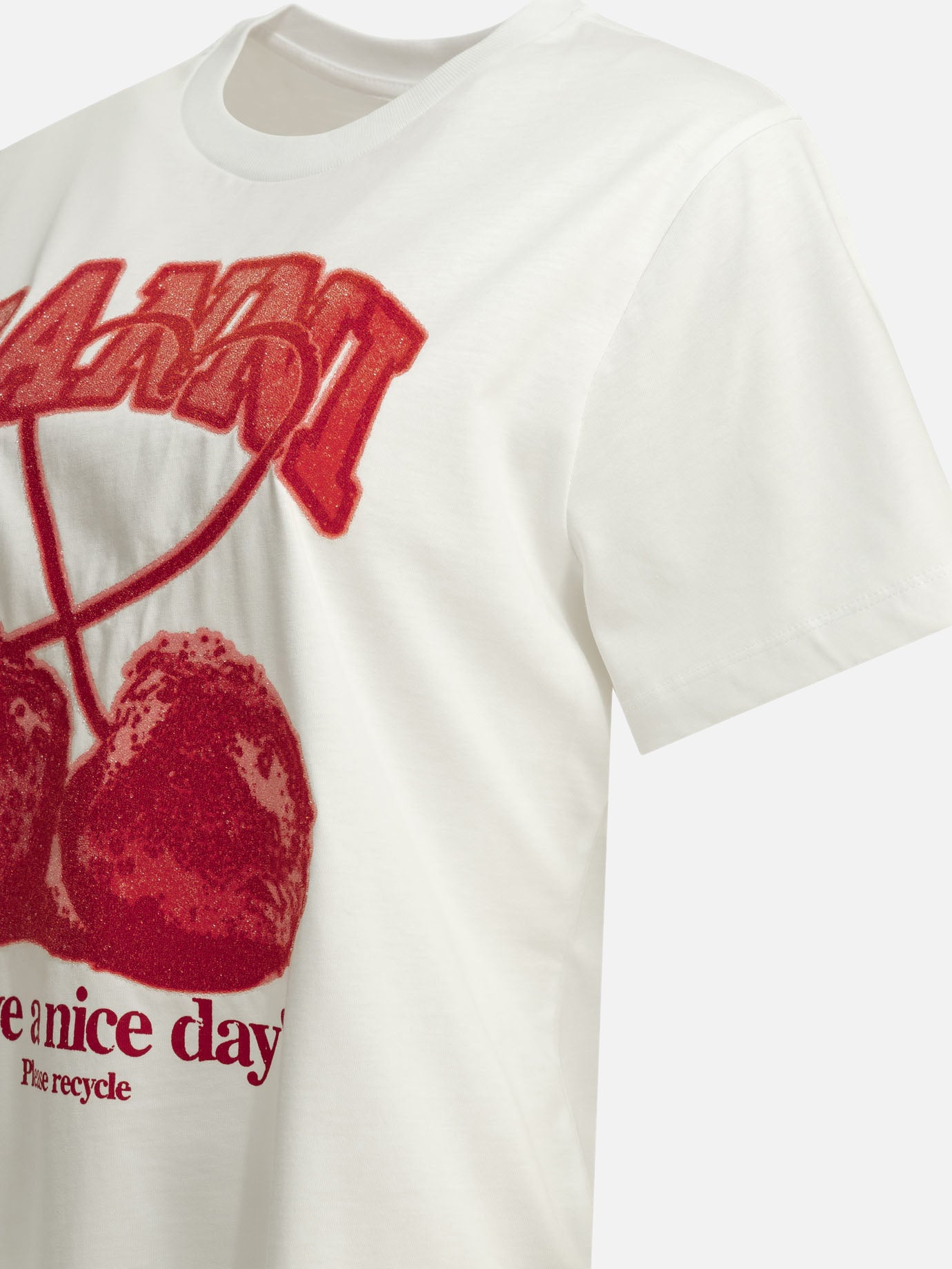 T-shirt girocollo Logo Bianco - Ganni Donna | PDP | VIETTI Online Store | Zoom-Modal_6