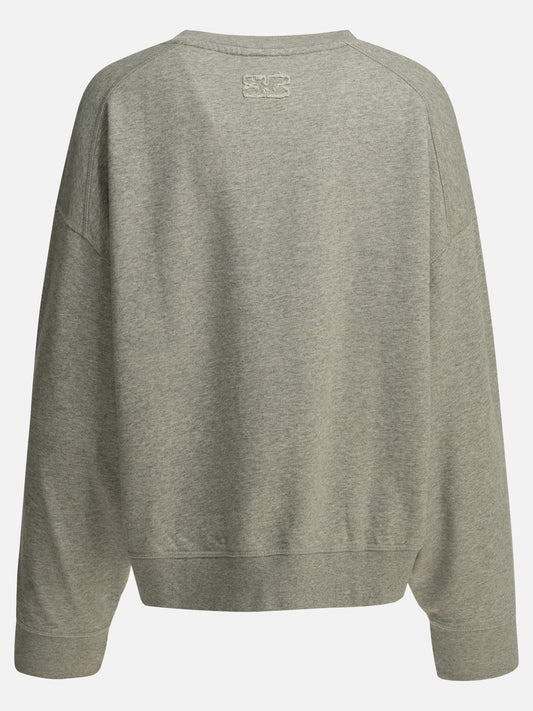 Crewnecks Logo Grey - Ganni Women | PLP | VIETTI Online Store | 2