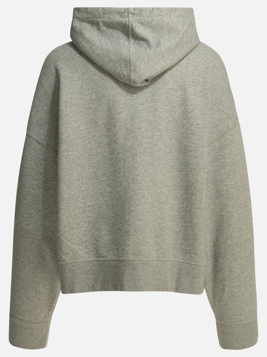 Full zip sweatshirts Logo Grey - Ganni Women | PLP | VIETTI Online Store | 2