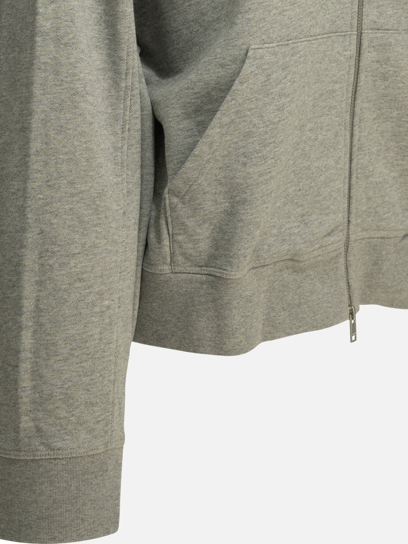 Felpe con zip Logo Grigio - Ganni Donna | PDP | VIETTI Online Store | Zoom-Modal_4