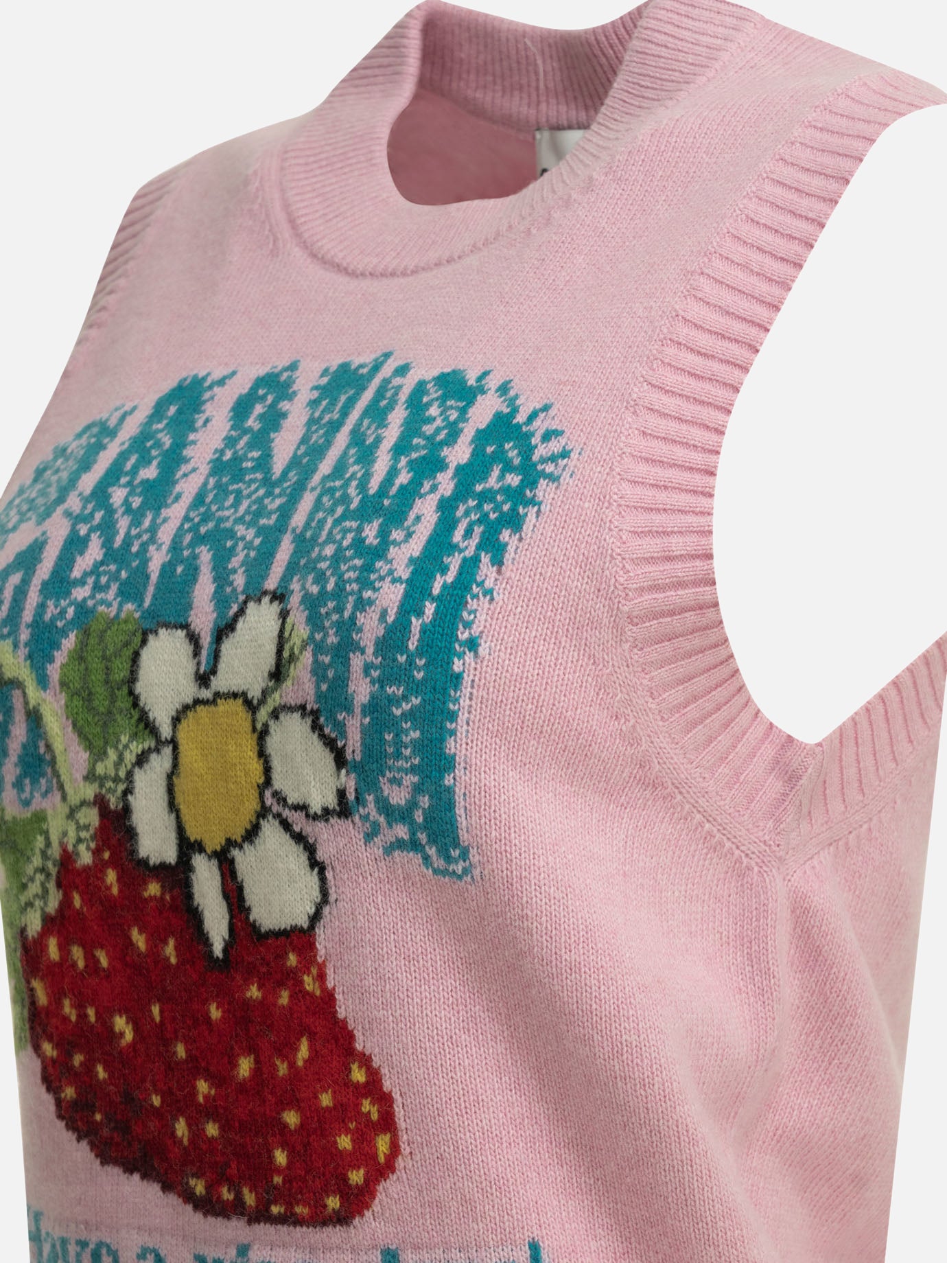 Vests Logo Pink - Ganni Women | PDP | VIETTI Online Store | Zoom-Modal_6