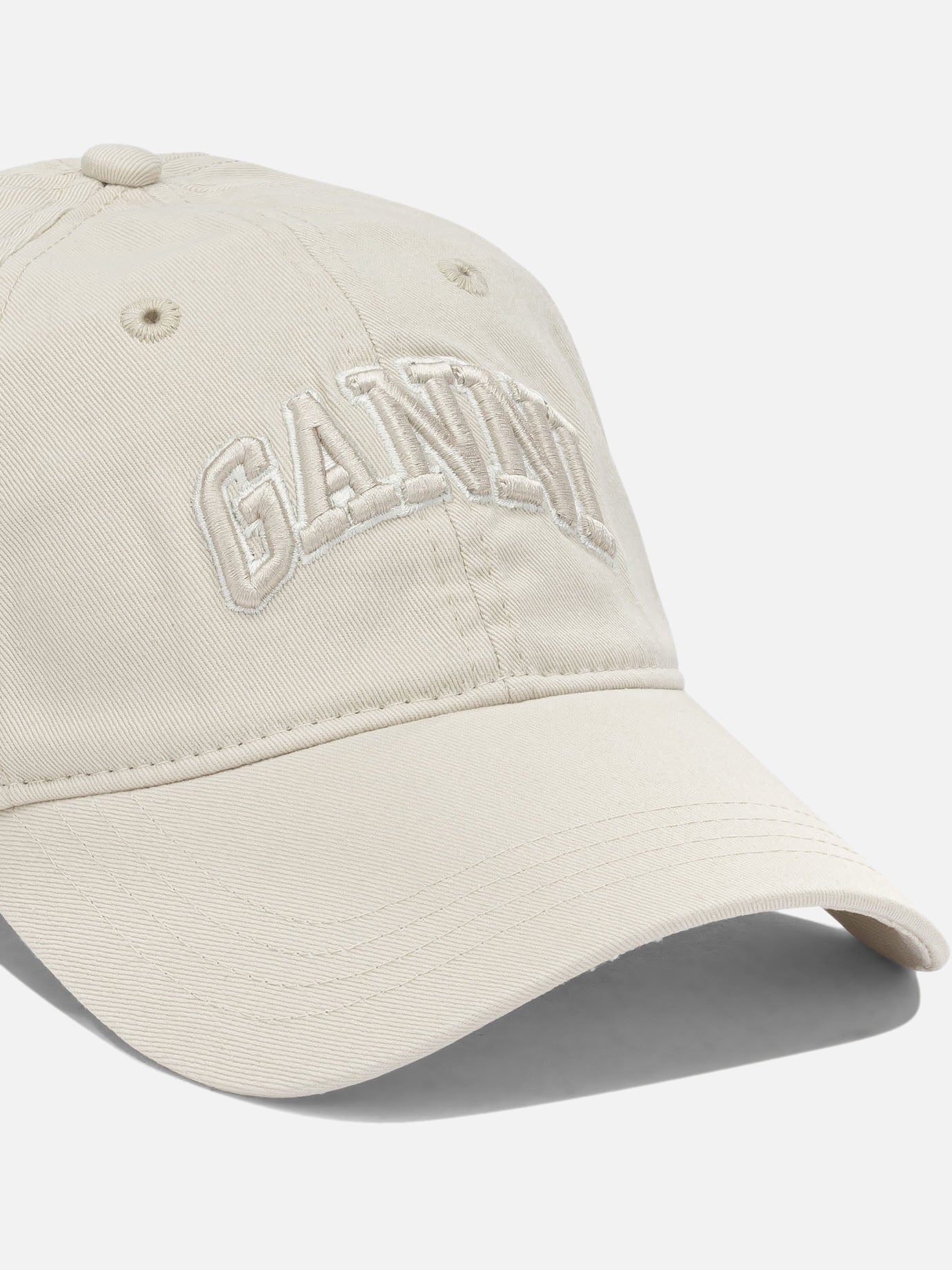 Baseball caps Logo White - Ganni Women | PDP | VIETTI Online Store | Zoom-Modal_4