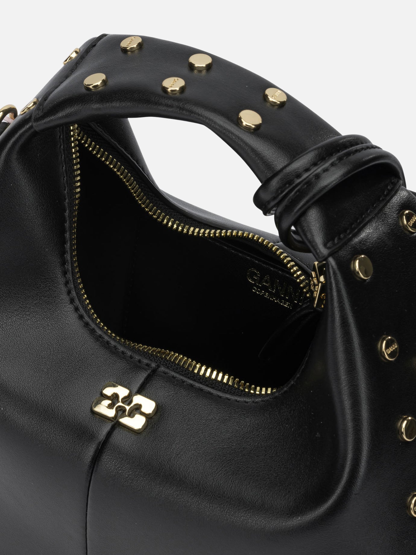 Borse piccole 51% recycled leather 30% polyester 19% polyurethane Nero - Ganni Donna | PDP | VIETTI Online Store | Zoom-Modal_5