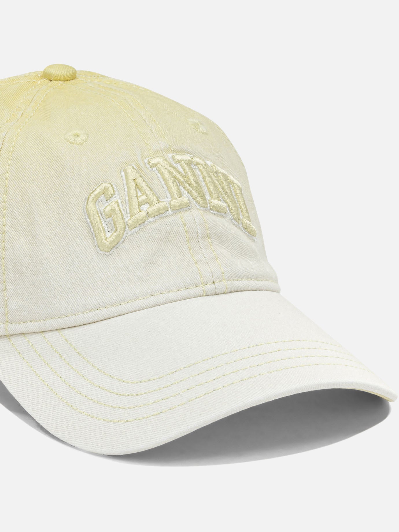 Baseball caps Logo Yellow - Ganni Women | PDP | VIETTI Online Store | Zoom-Modal_4