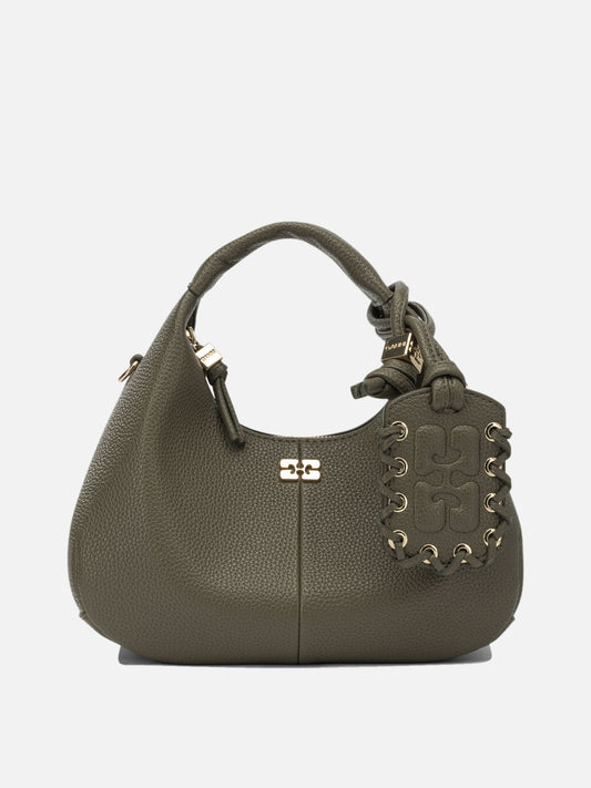 Ganni "Hobo" Small hand bag Green