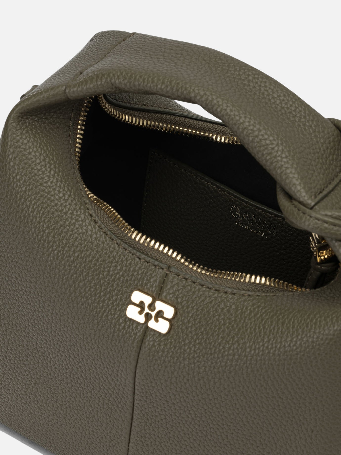 Borse piccole 52% recycled polyester 48% polyurethane Verde - Ganni Donna | PDP | VIETTI Online Store | Zoom-Modal_5