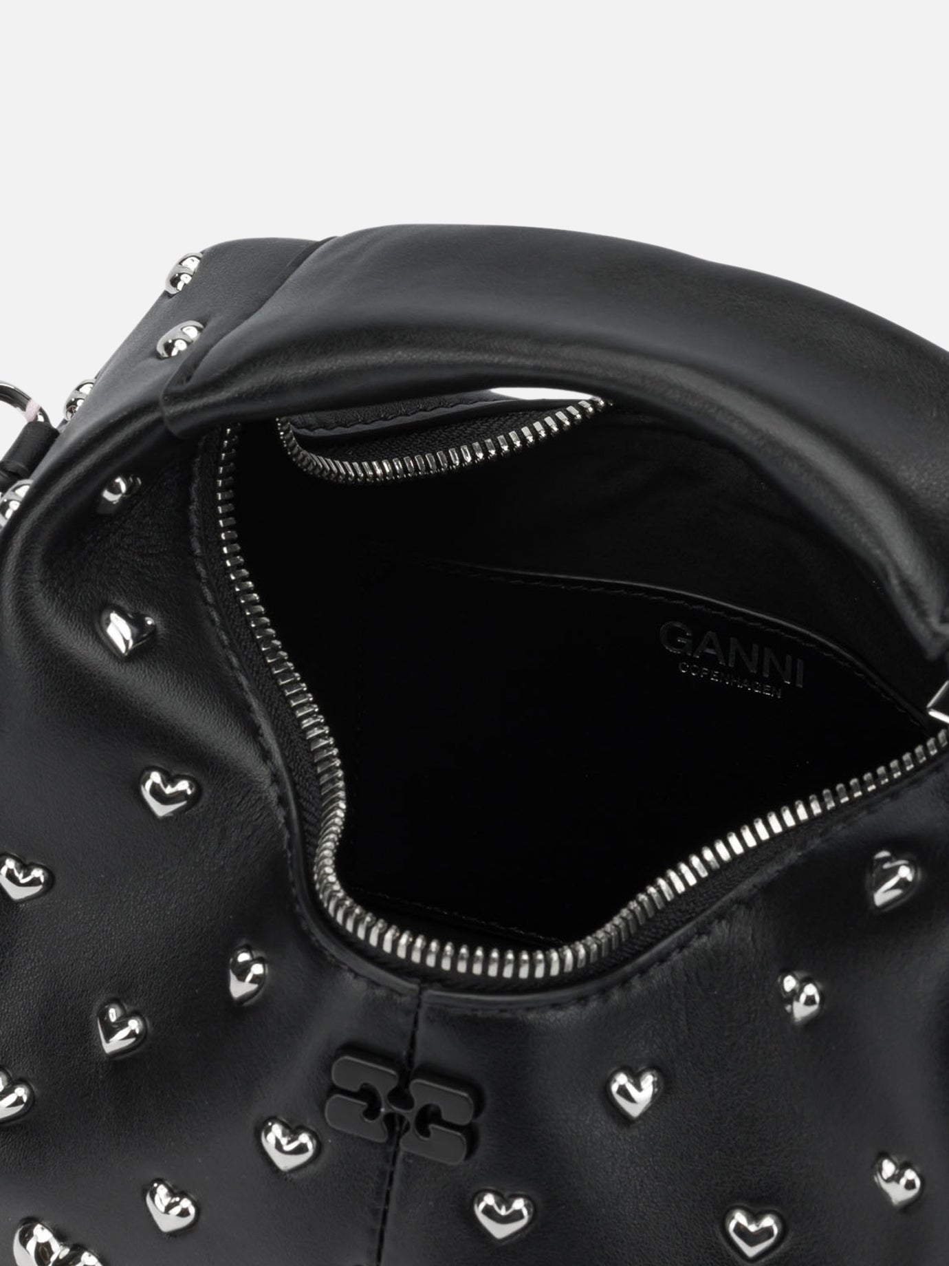Small bags 51% recycled leather 30% polyester 19% polyurethane Black - Ganni Women | PDP | VIETTI Online Store | Zoom-Modal_5