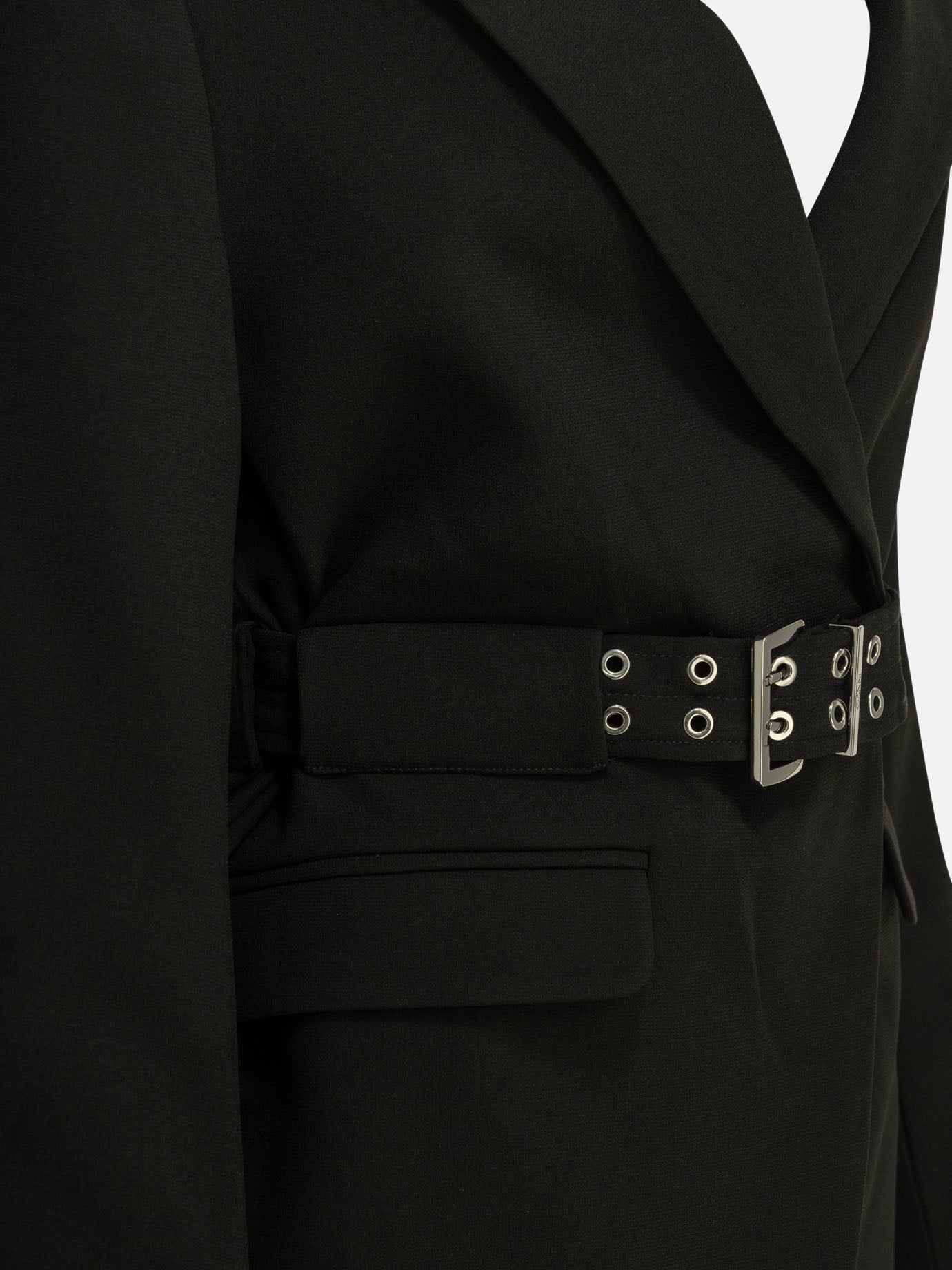 Blazers Solid colour Black - Ganni Women | PDP | VIETTI Online Store | Zoom-Modal_4