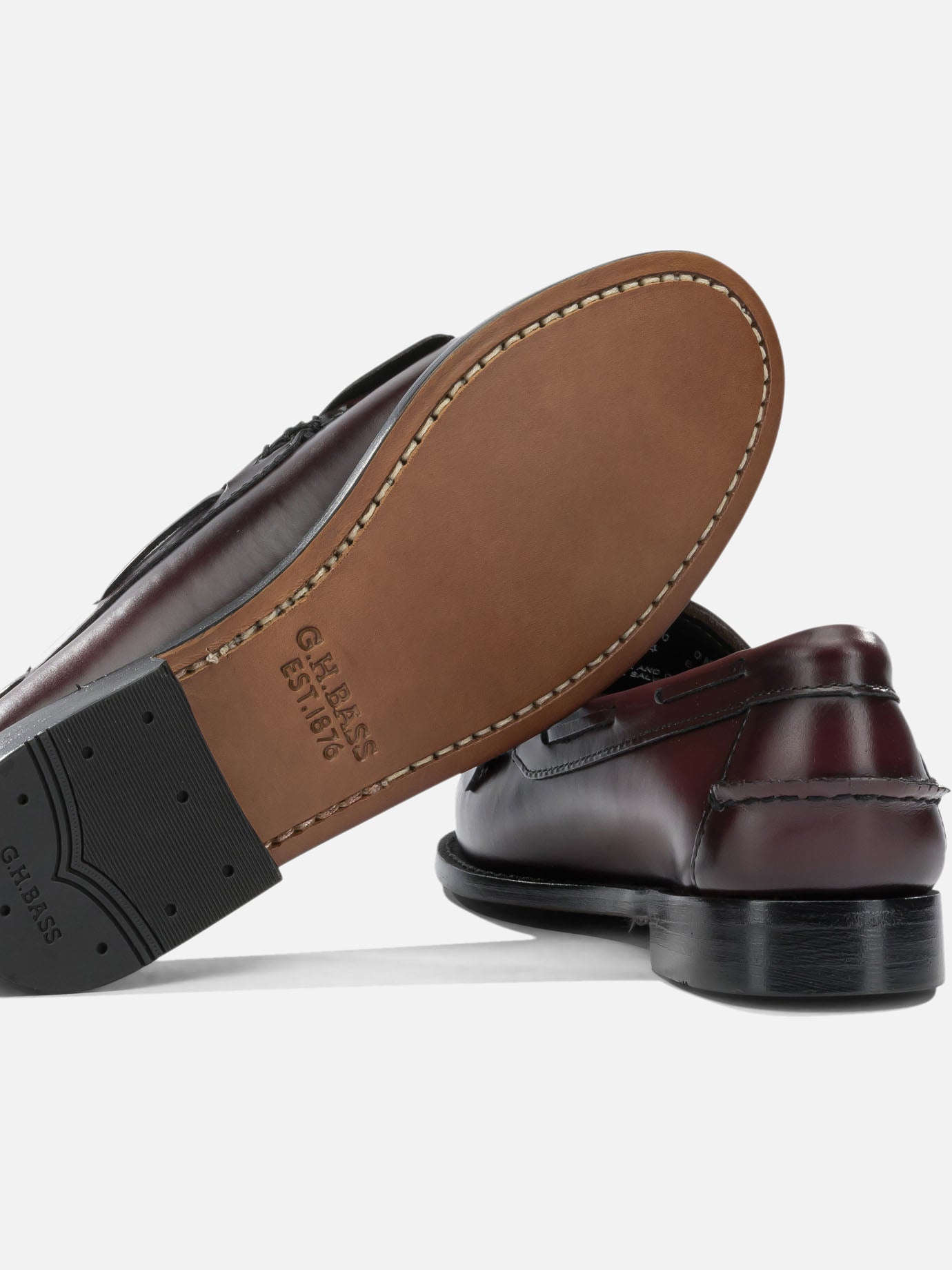 Loafers 100% cow leather - 80% cow leather 20% rubber Bordeaux - G.H. Bass & Co. Women | PDP | VIETTI Online Store | Zoom-Modal_5