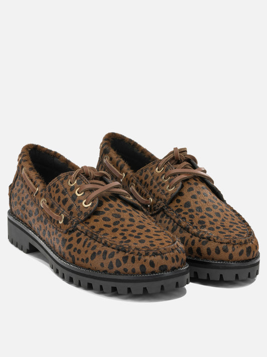 G.H. Bass & Co. "Mallorie Camp" Lace-Up Loafers Brown