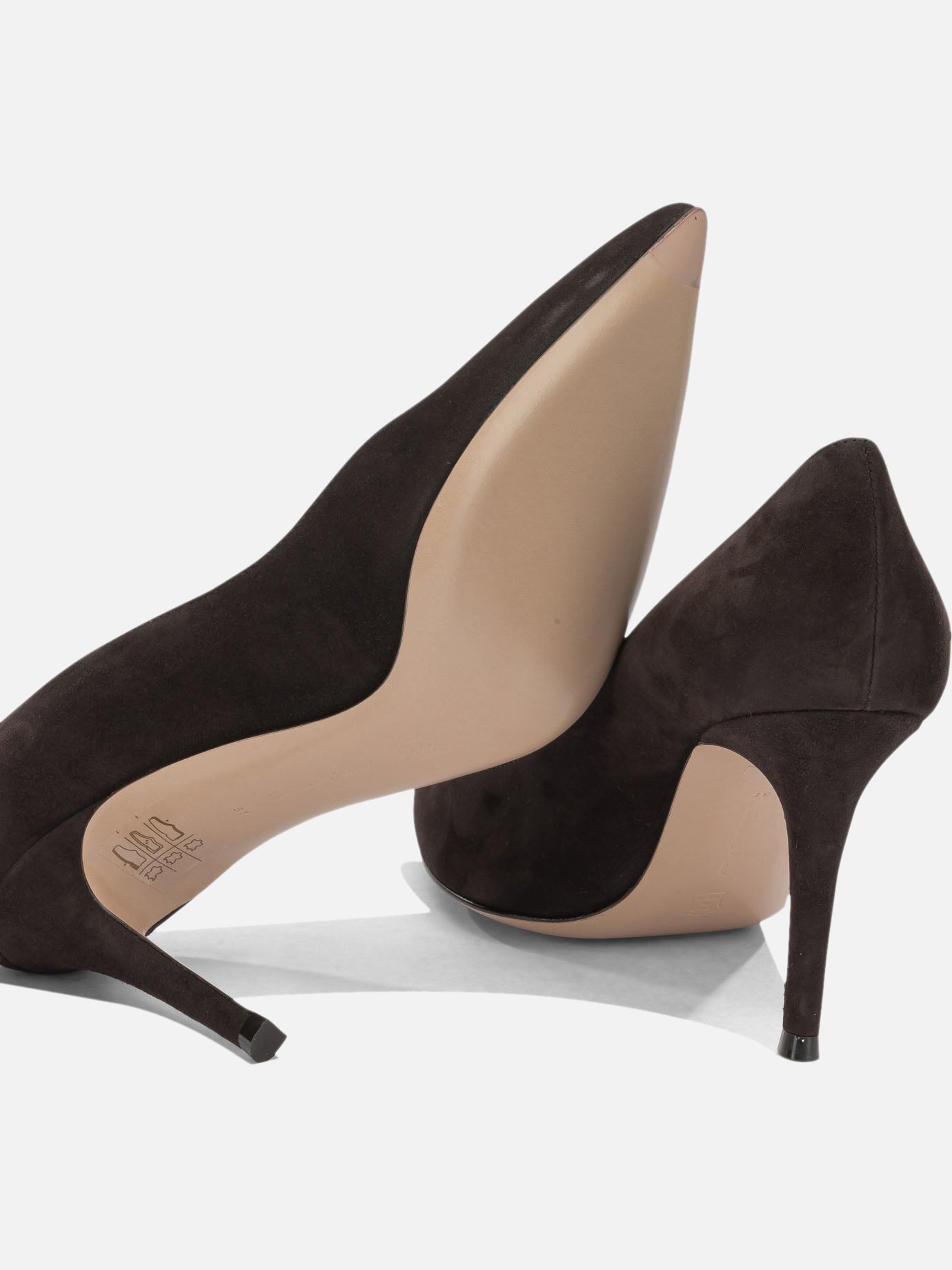 Pumps 100% suede leather - 100% calf leather Brown - Gianvito Rossi Women | PDP | VIETTI Online Store | Zoom-Modal_5