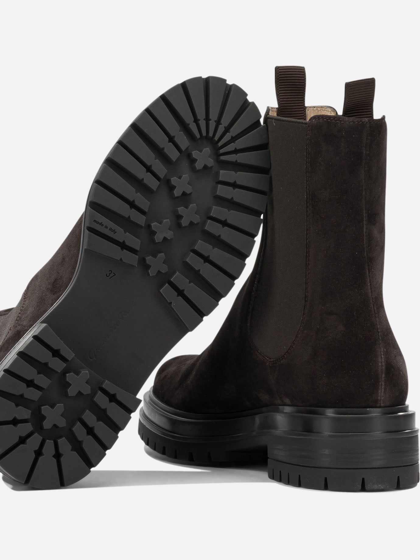 Pull-on boots 100% suede leather - 100% rubber Brown - Gianvito Rossi Women | PDP | VIETTI Online Store | Zoom-Modal_5