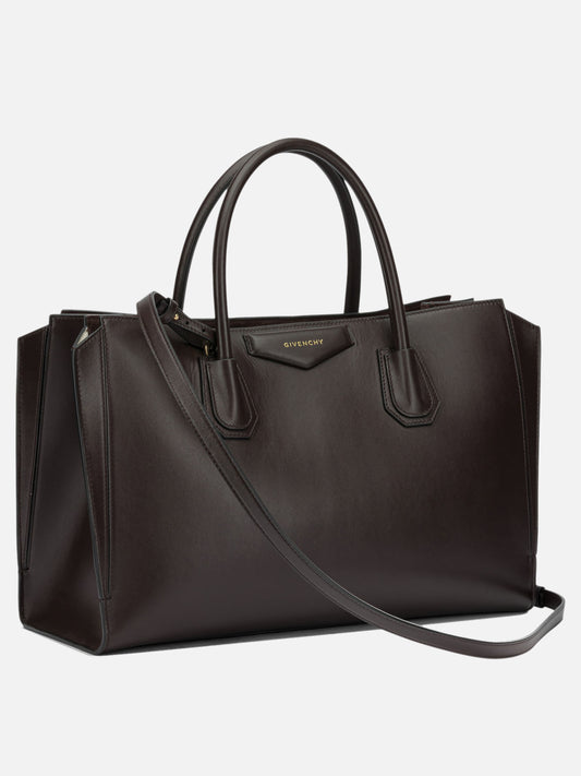 Givenchy "Antigonia Catchall" Large Handbag Brown