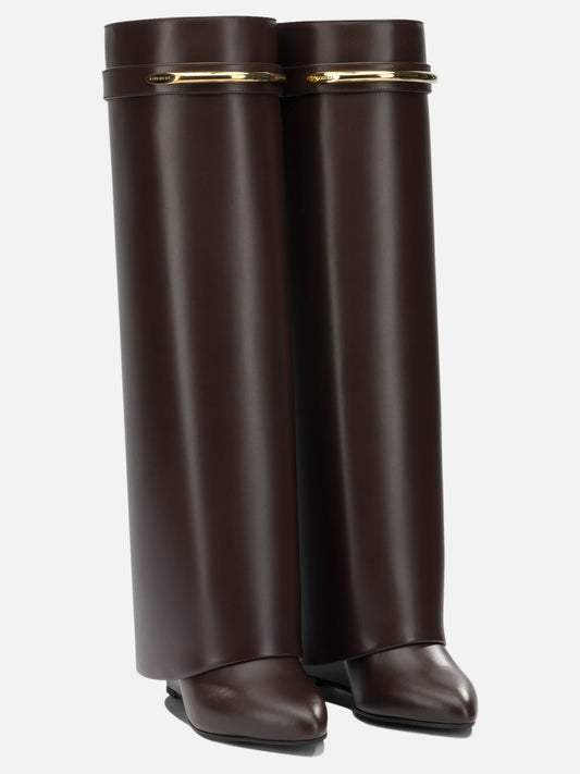 Knee-high 100% calf leather - 100% calf leather Brown - Givenchy Women | PLP | VIETTI Online Store | 2