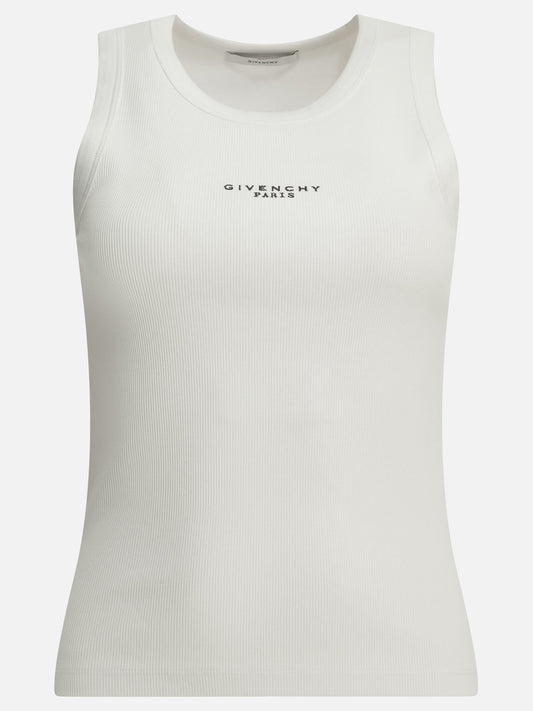 Givenchy Logo tank top White