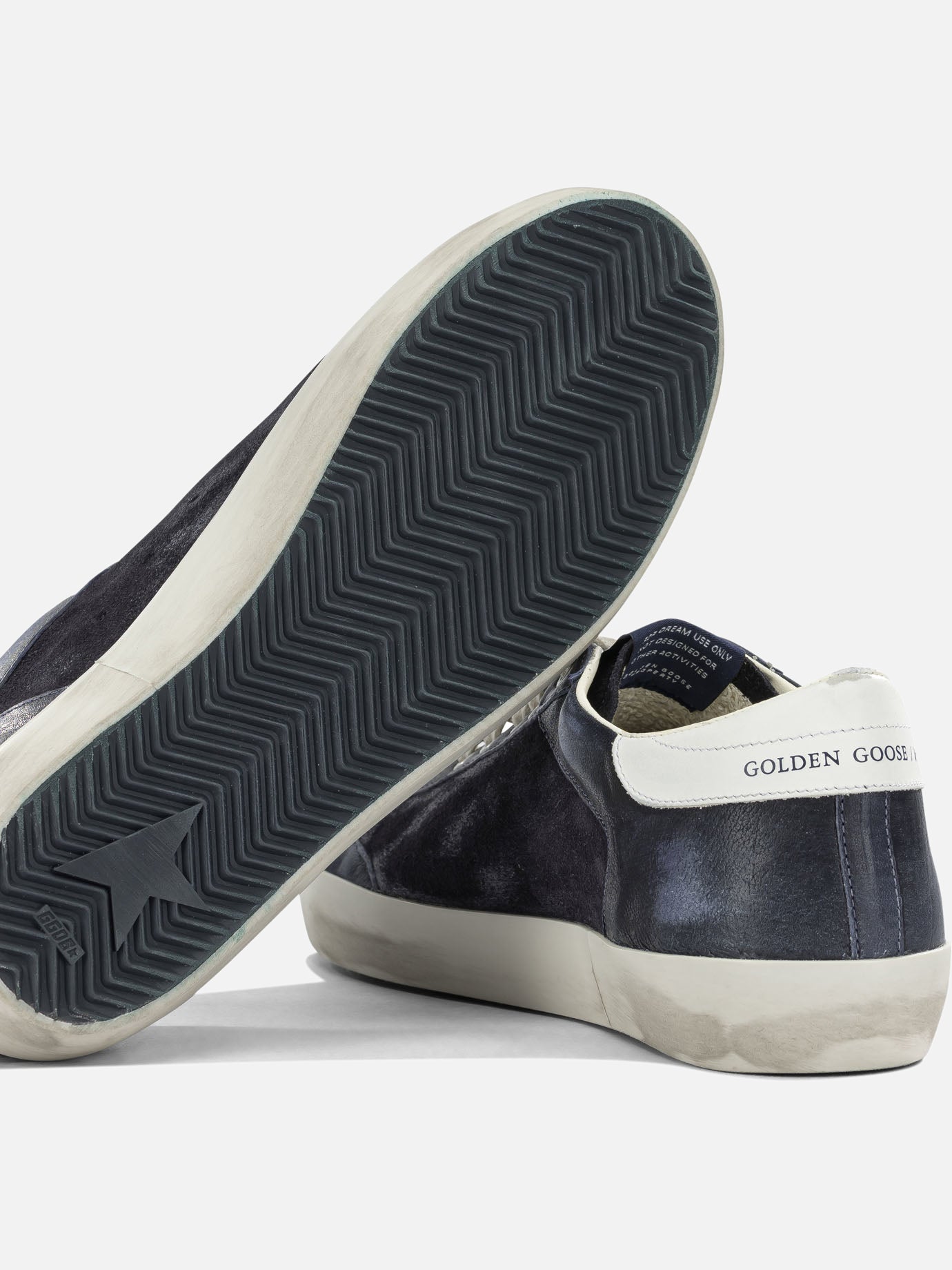 Low top sneakers 56% cow leather 44% ovine leather - 100% rubber Blue - Golden Goose Men | PDP | VIETTI Online Store | Zoom-Modal_5