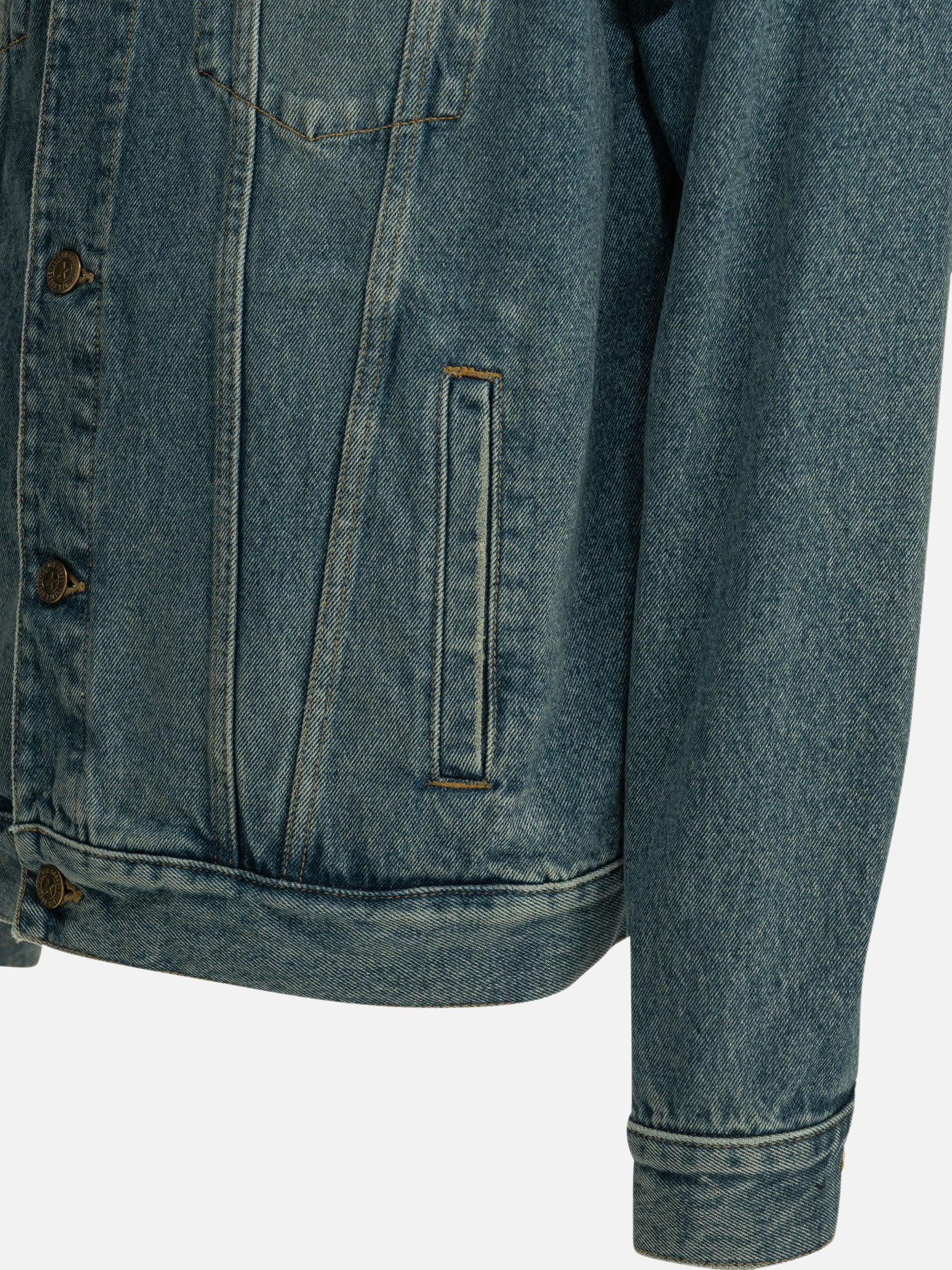 Denim jackets Solid colour Light blue - Golden Goose Men | PDP | VIETTI Online Store | Zoom-Modal_4