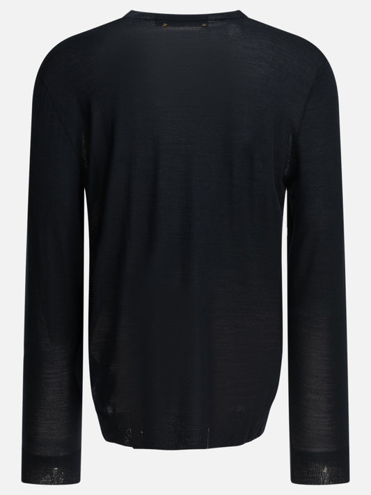 Crewneck sweaters Solid colour Blue - Golden Goose Men | PLP | VIETTI Online Store | 2