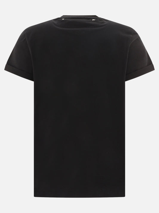 Crewneck t-shirts Solid colour Black - Golden Goose Men | PLP | VIETTI Online Store | 2
