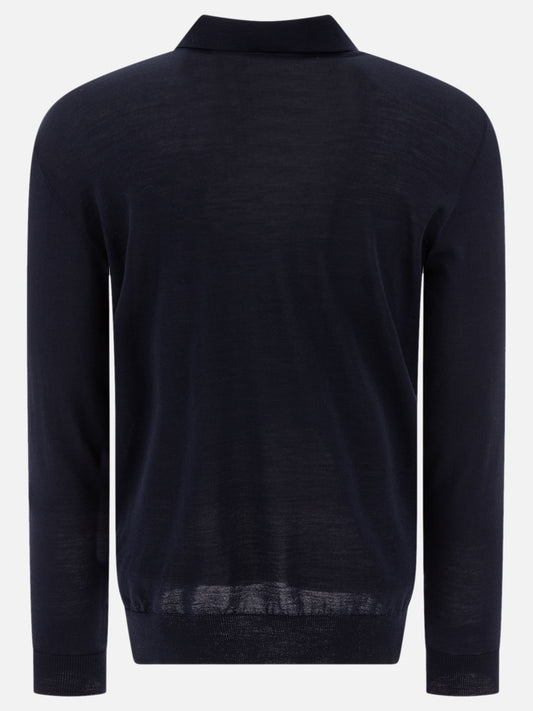 Polo sweater Solid colour Blue - Golden Goose Men | PLP | VIETTI Online Store | 2
