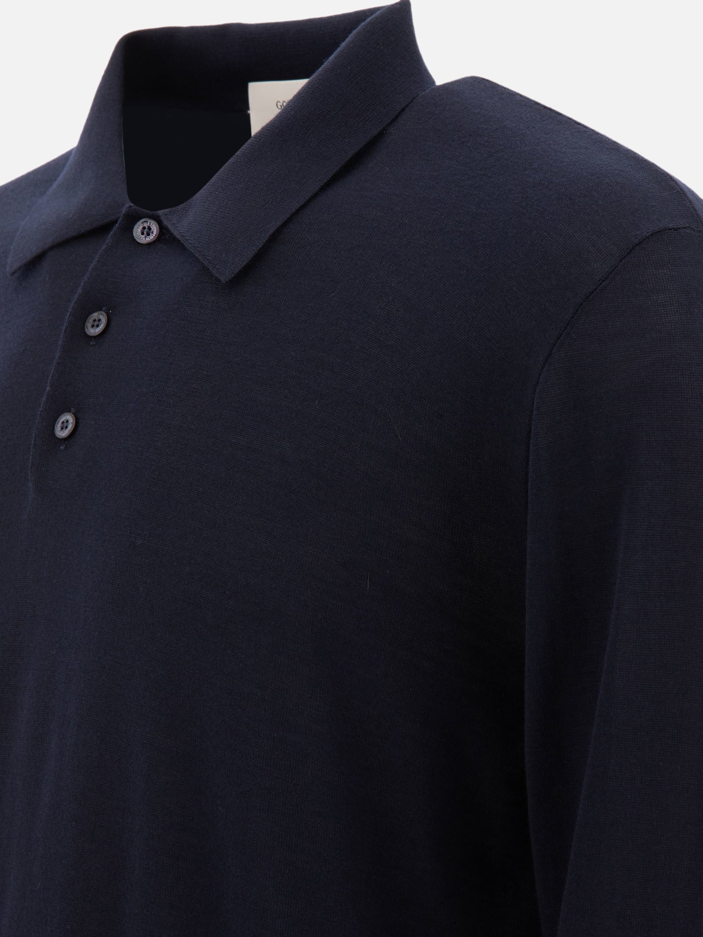 Polo sweater Solid colour Blue - Golden Goose Men | PDP | VIETTI Online Store | Zoom-Modal_4