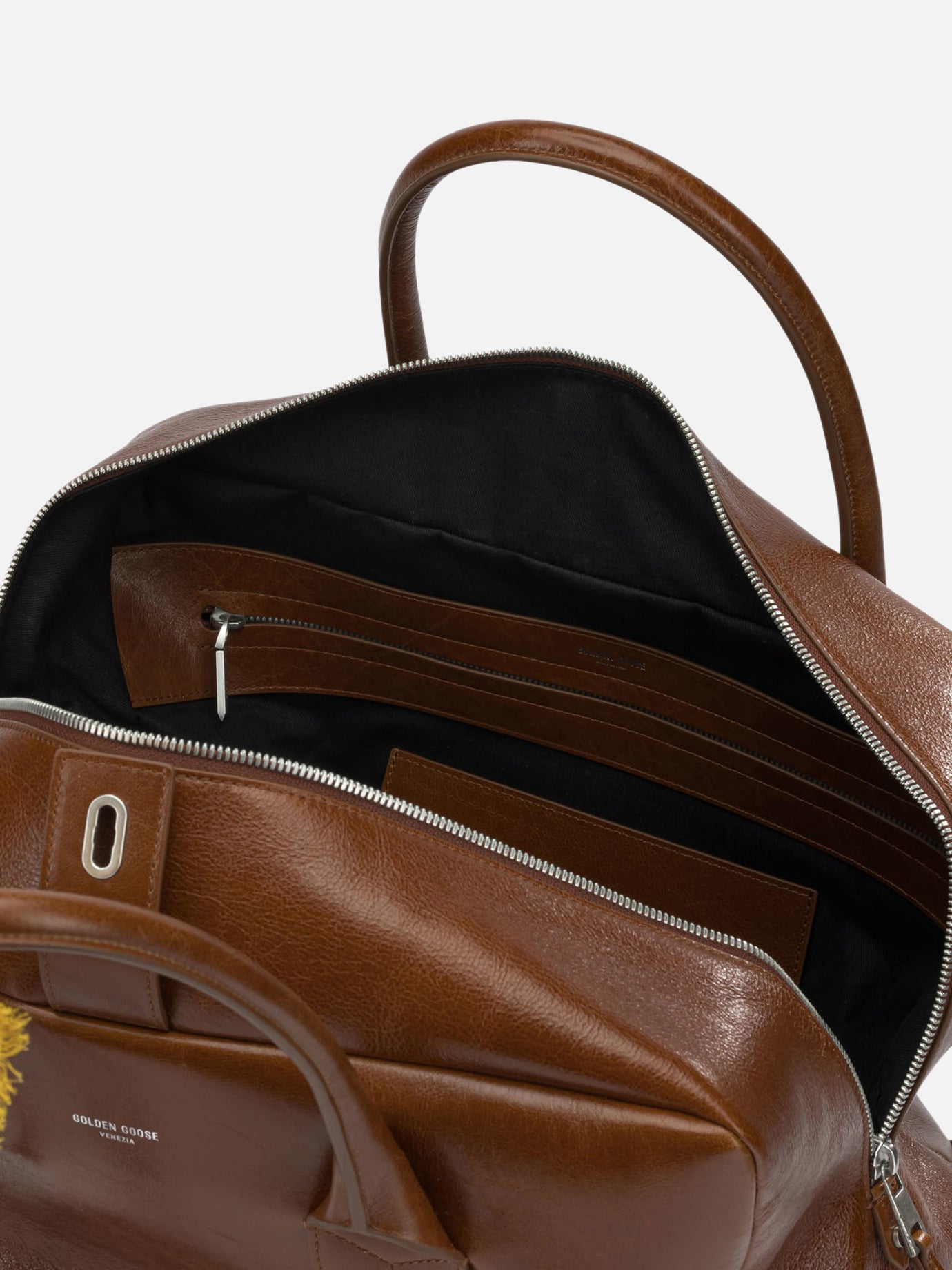 Large bags 100% cow leather - Lining: 100% cotton Brown - Golden Goose Women | PDP | VIETTI Online Store | Zoom-Modal_5