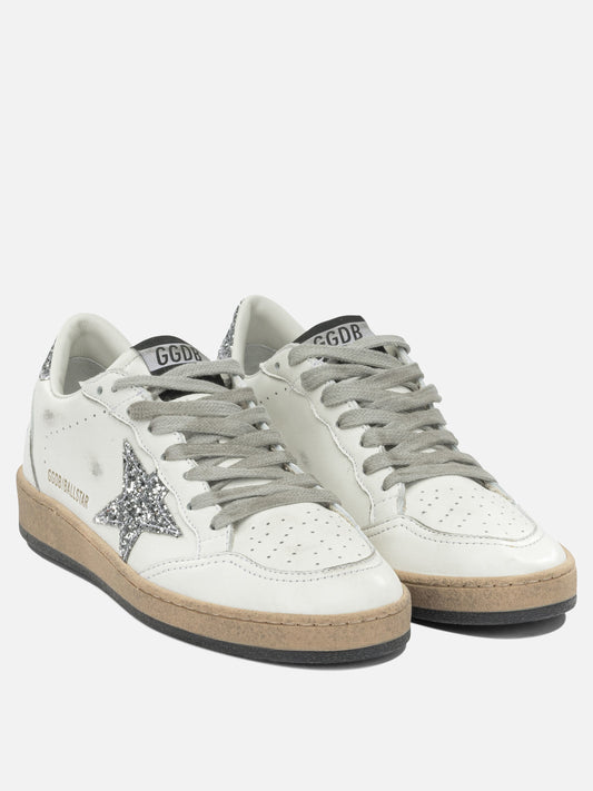 Low top sneakers 93% ovine leather 5% polyethylene 2% cotton - 100% rubber Silver - Golden Goose Women | PLP | VIETTI Online Store | 2