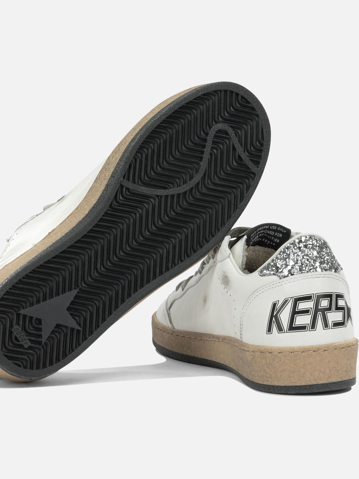Low top sneakers 93% ovine leather 5% polyethylene 2% cotton - 100% rubber Silver - Golden Goose Women | PDP | VIETTI Online Store | Zoom-Modal_5