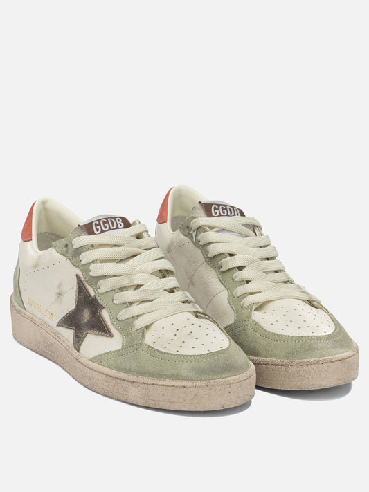 Low top sneakers 60% cow leather 36% ovine leather 4% goat leather - 100% thermoplastic polyurethane Green - Golden Goose Women | PLP | VIETTI Online Store | 2
