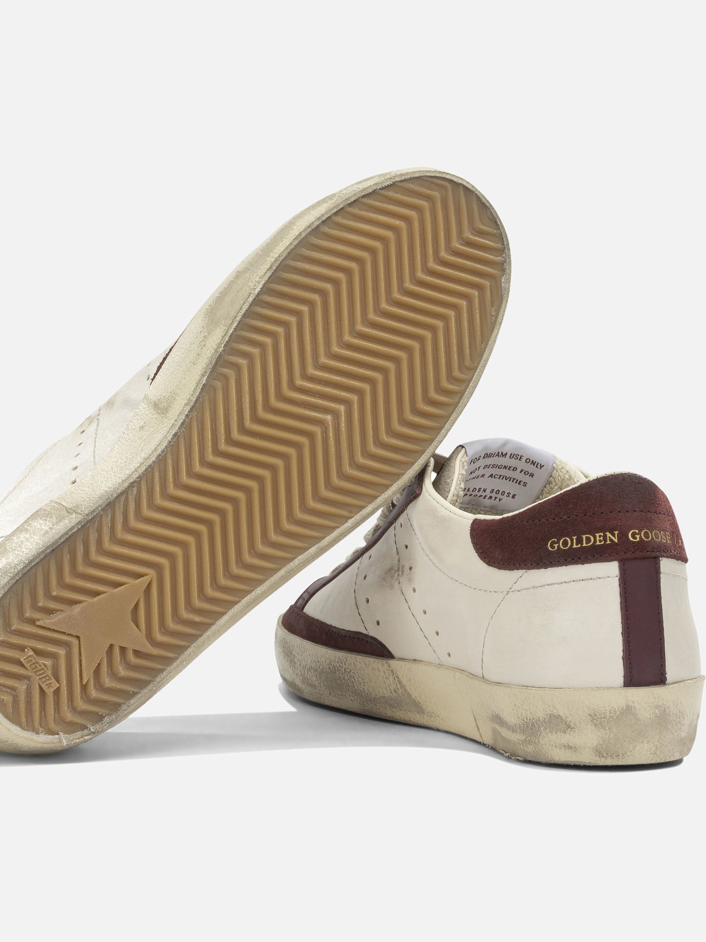 Low top sneakers 47% ovine leather 42% cow leather 8% polyurethane 3% viscose - 100% rubber Bordeaux - Golden Goose Women | PDP | VIETTI Online Store | Zoom-Modal_5