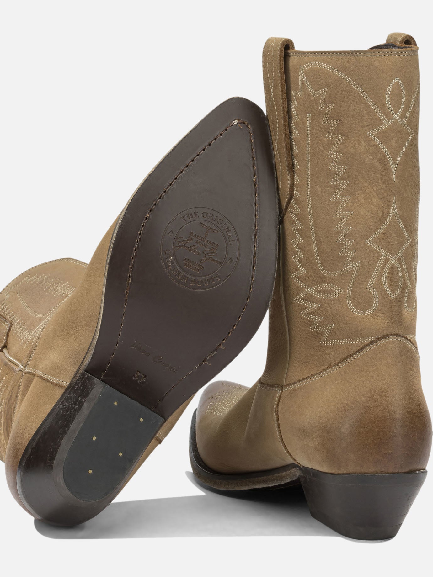 Cowboy 100% cow leather - 100% cow leather Beige - Golden Goose Donna | PDP | VIETTI Online Store | Zoom-Modal_5
