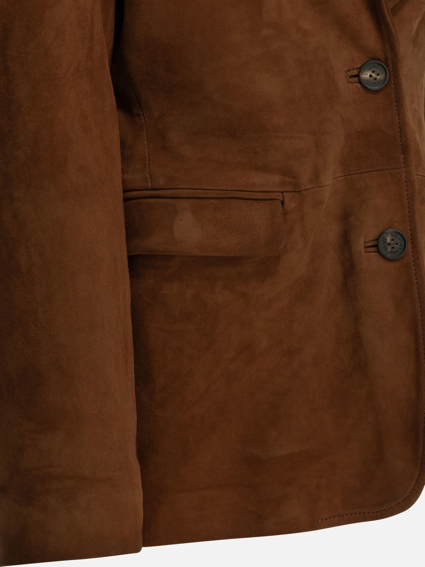 Leather jackets Solid colour Brown - Golden Goose Women | PDP | VIETTI Online Store | Zoom-Modal_4