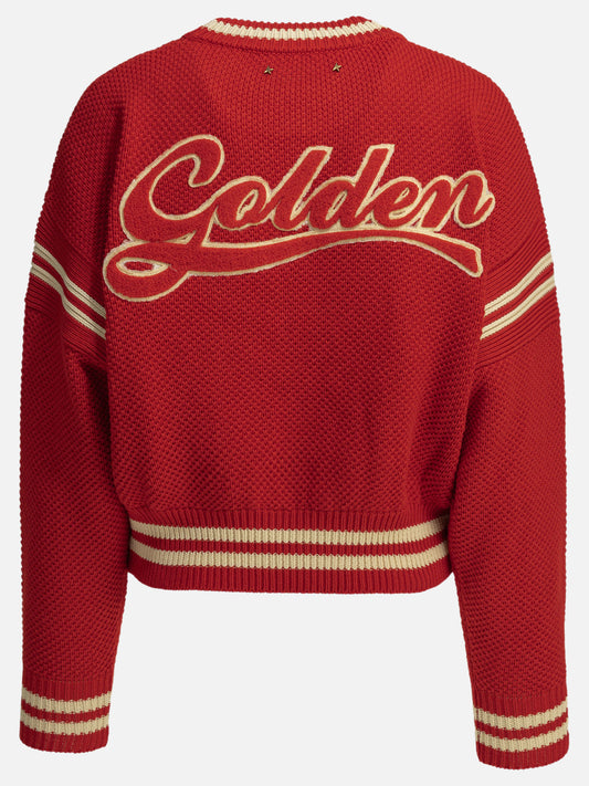 Crewneck sweaters Logo Red - Golden Goose Women | PLP | VIETTI Online Store | 2